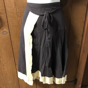 swishy wrap skirt